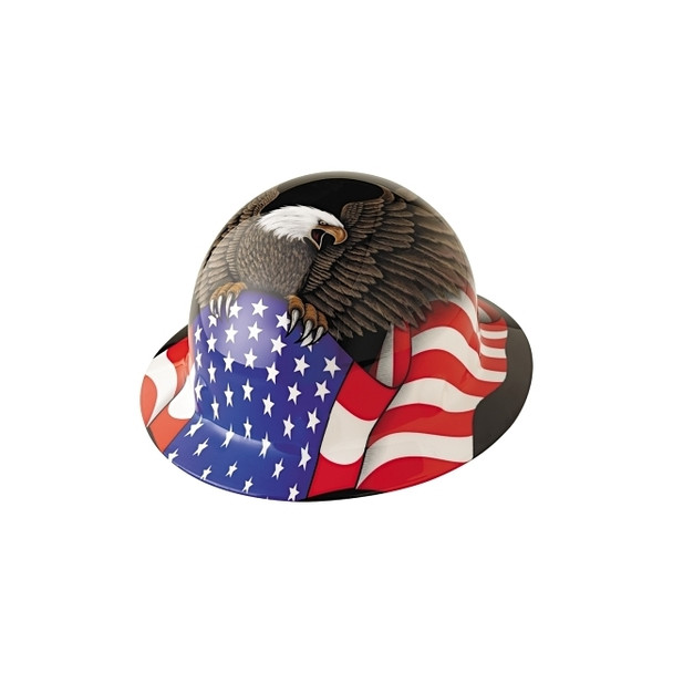 SuperEight® E1 Hard Hat, 8 Point Ratchet, Spirit of America