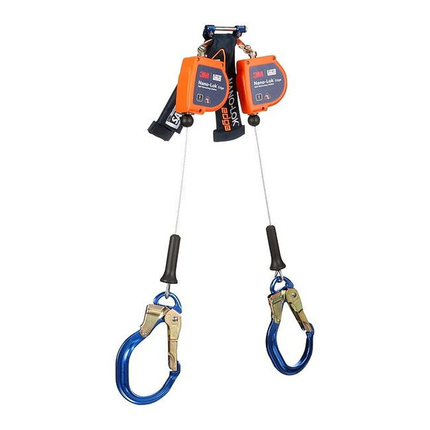 DBI SALA Self Retracting Lifeline, 8 ft. Length, Quick-Connect, Steel, 2 Leg(s)