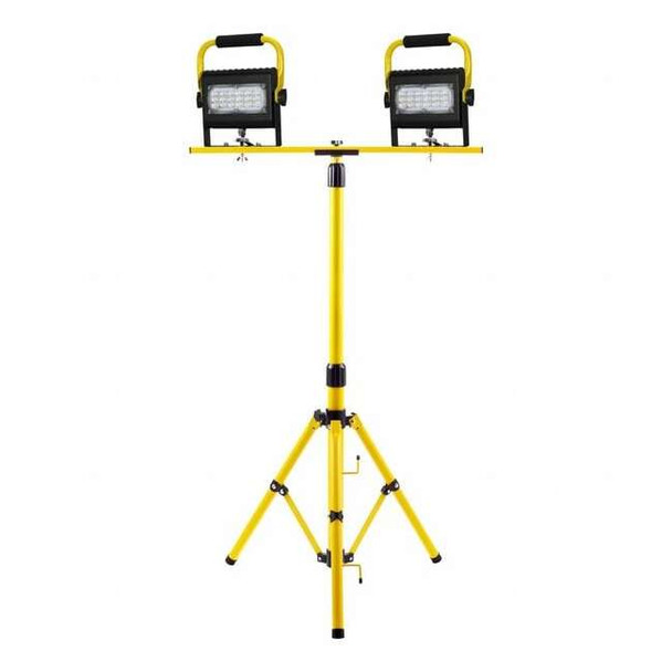 Southwire Twin Head Work Light,Corded,6000lm,LED 411330