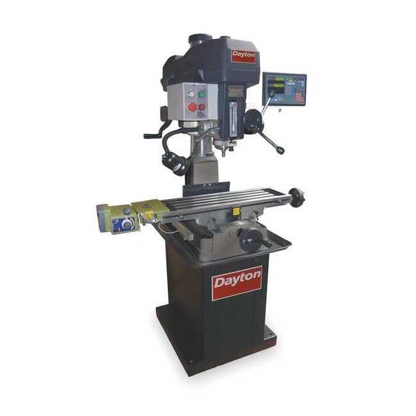 Palmgren Mill Drill Machine,Manual,1ph,120/240V 2LKR1