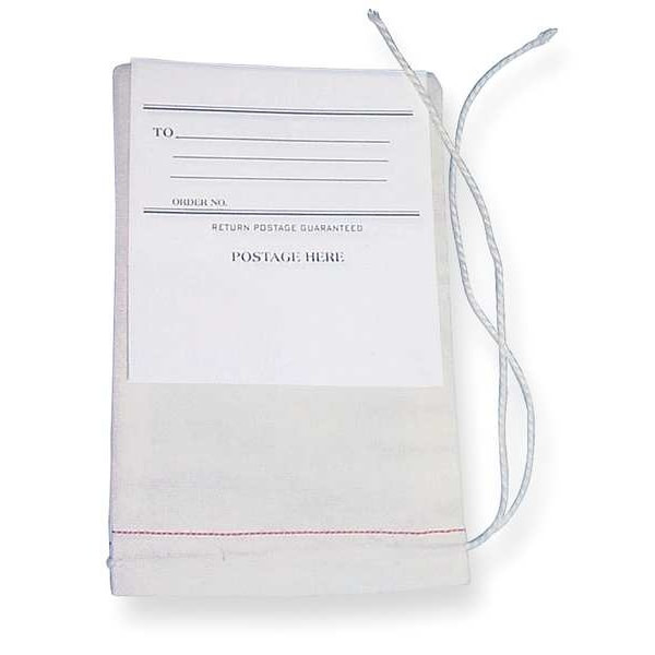 Midwest Pacific Drawstring Mailing Bag w/Tag,8x6in,PK100 MP-68MB1