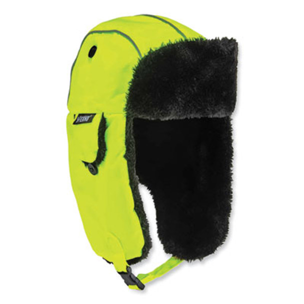 ergodyne® N-Ferno 6802 Classic Trapper Hat, Small/Medium, Lime 16853 ergodyne® N-Ferno 6802 Classic Trapper Hat, Small/Medium, Lime 16853
