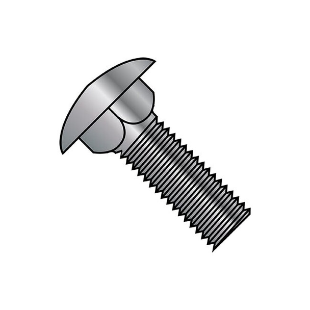 Manufacturer Varies Carriage Bolt, Square Neck, Steel, Galvanized, 300 PK 3156CG