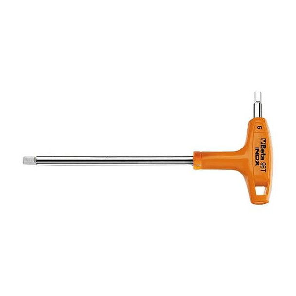 Metric Plain Hex Key Hex Key, 3 mm Tip Size, 6 in Long, 2 3/16 in Short