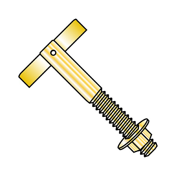 Manufacturer Varies Toggle Bolt, 3-1/4" L, Steel, 50 PK 3752ATY