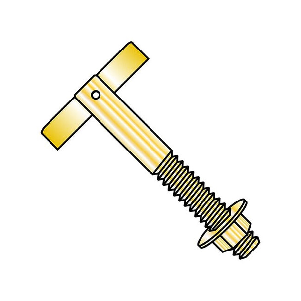 Manufacturer Varies Toggle Bolt, 3-1/4" L, Steel, 50 PK 3752ATY