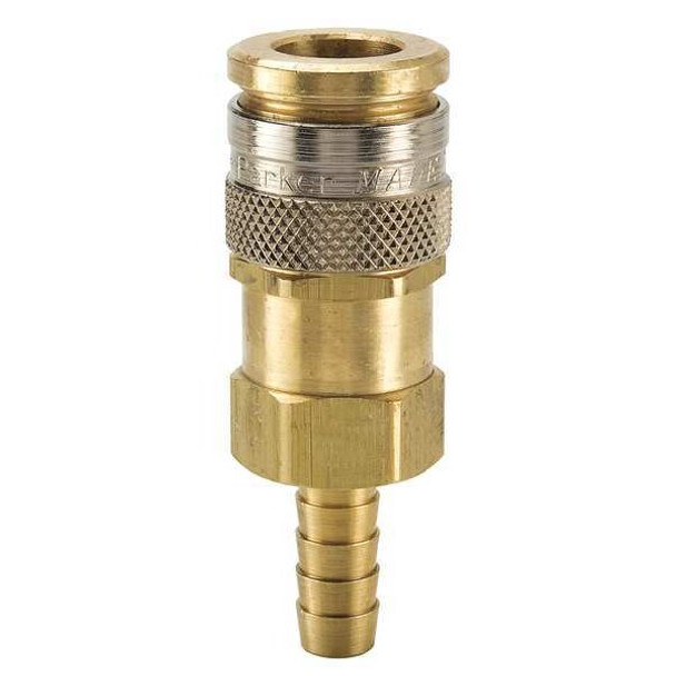Parker Quick Connect,Socket,1/4" Body,1/4" Barb RF-251-4HB