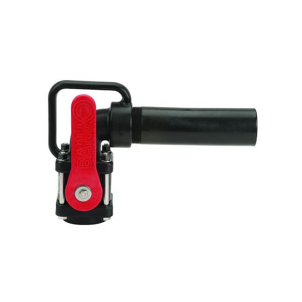 Banjo Hose Nozzles, FPT, Black & Red, Polypropylene VA200