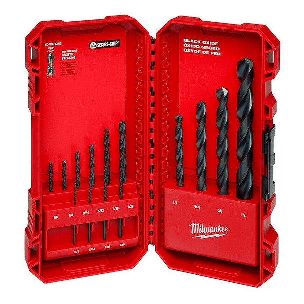 Milwaukee Tool 14 pc. THUNDERBOLT Black Oxide Drill Bit Set 48-89-2800