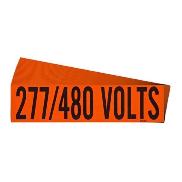 Brady Conduit and Voltage Sign and Labels,PK25 152324