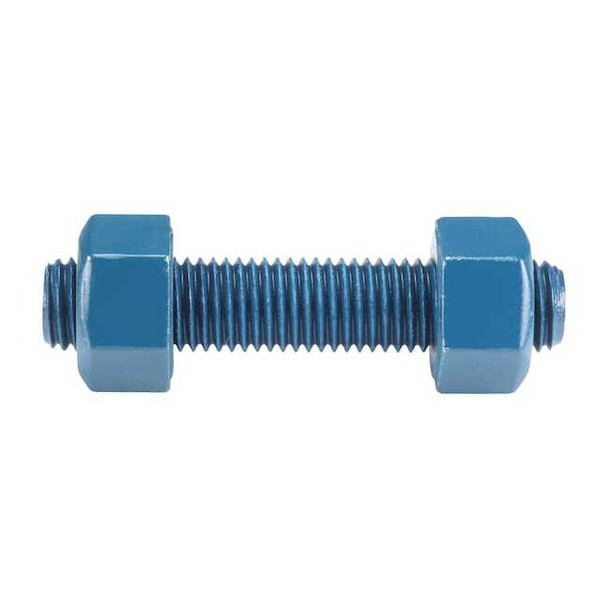 Usa Fastener Threaded Stud, Fluoropolymer Coated, 30 PK B7-.75-4-30