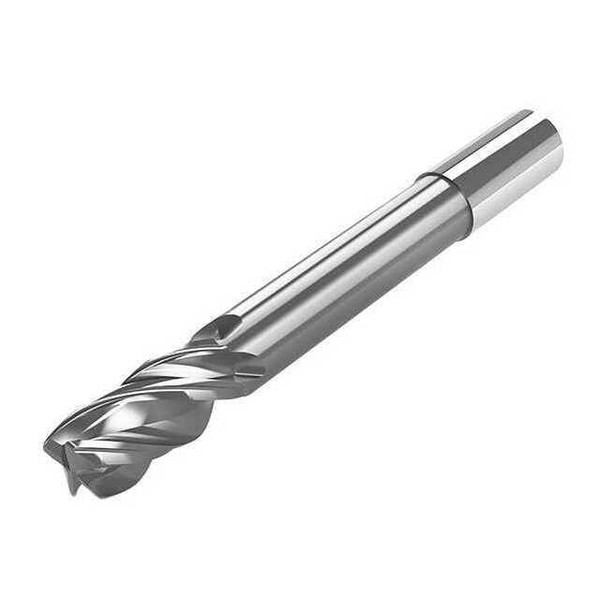 Micro 100 Carbide End Mill,6 mm,Cut 8 mm,4 FLT VLRM-060-4X