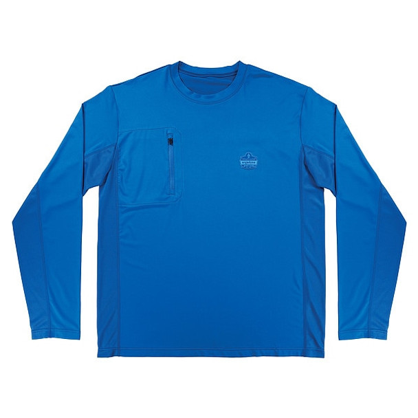 Ergodyne Sun Shirt,Blue,3XL 6689 Ergodyne Sun Shirt,Blue,3XL 6689