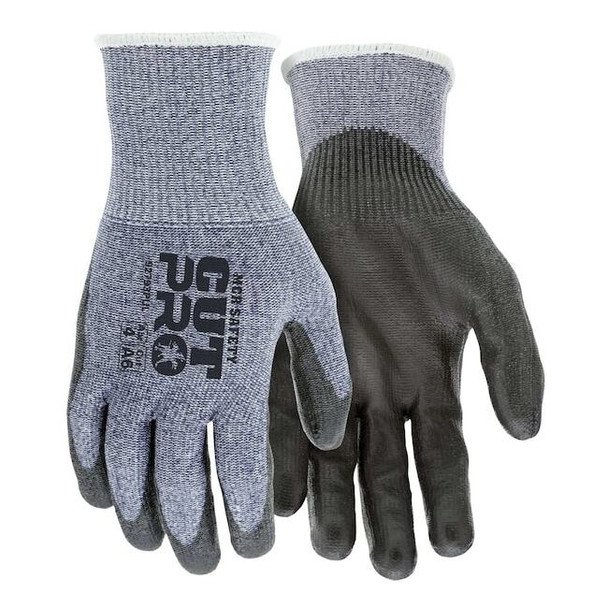 Mcr Safety Cut Resistant Gloves,Black/Blue,XXS,PR VP92793PUXXS