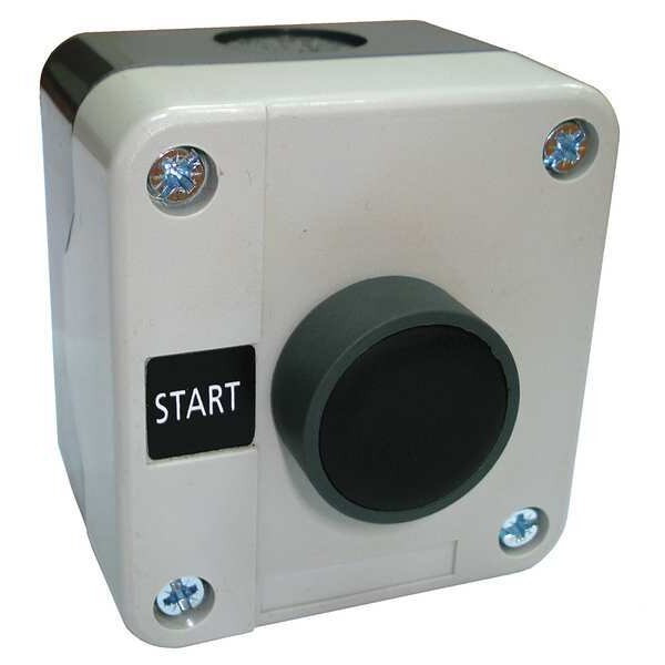 Dayton Push Buttn Cntrol Station,1NO,Start,22mm 32W265