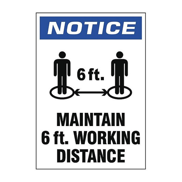 Manufacturer Varies Adhesive Safety Sign, N504-107-V N504-107-V