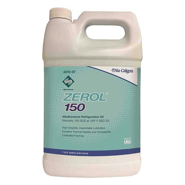 Nu-Calgon Synthetic Oil, 1 gal, Bottle, Clear 4310-07