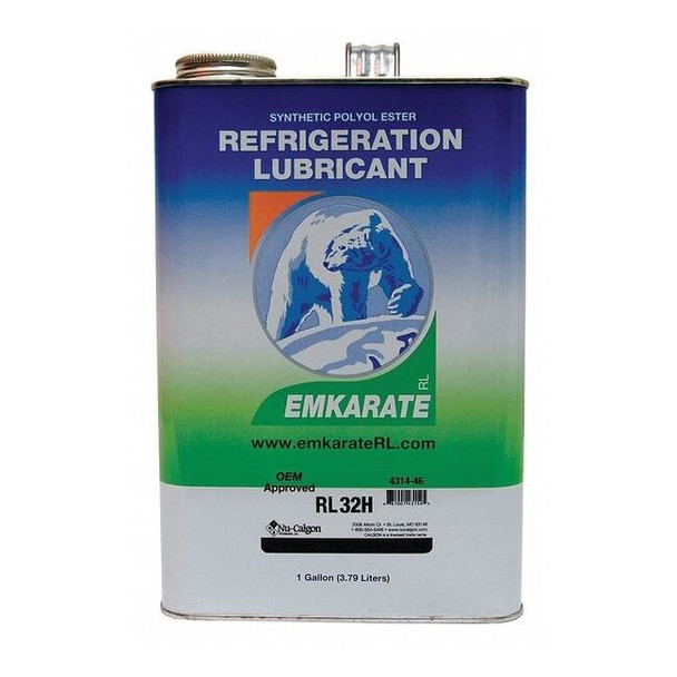 Nu-Calgon Refrigeration Lubricant,POE,1 gal 4314-46