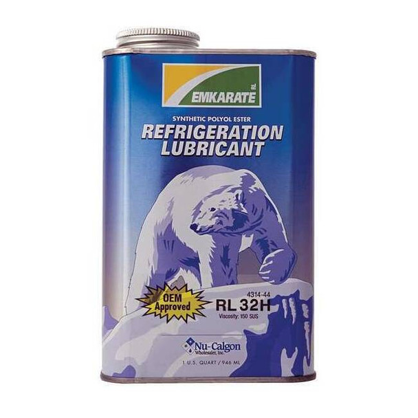 Nu-Calgon Synthetic Oil, 32 oz, Can, Yellow 4314-44