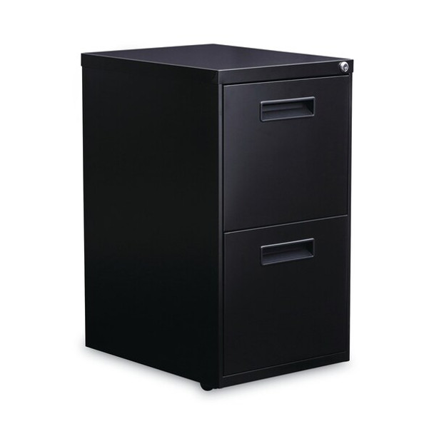 Alera Two-Drawer Metal Pedestal File,Blck ALEPAFFBL Alera Two-Drawer Metal Pedestal File,Blck ALEPAFFBL
