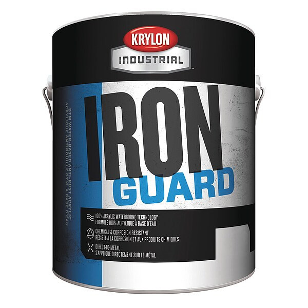 Krylon Interior/Exterior Paint, Flat, Water Base, Blue, 1 gal K11018001