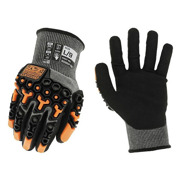 Mechanix Wear SpeedKnit(TM),Glove,HPPE,Size 8,8,PR S59EP-58-008