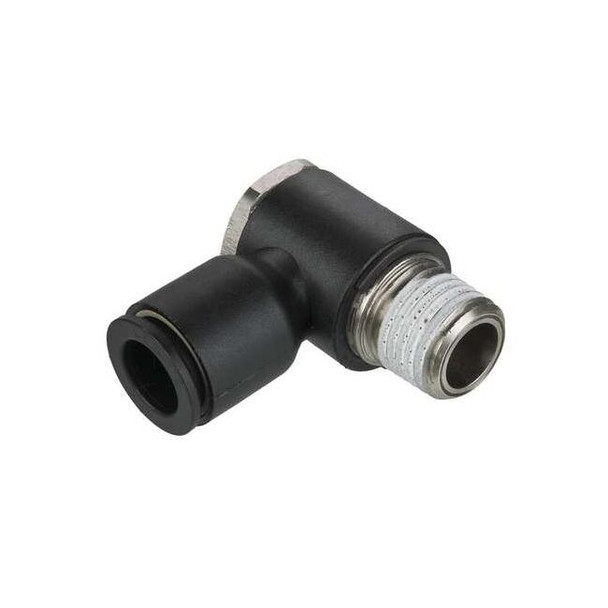 Legris Fractional Push-to-Connect Fitting, Nylon, Black 3018 56 18