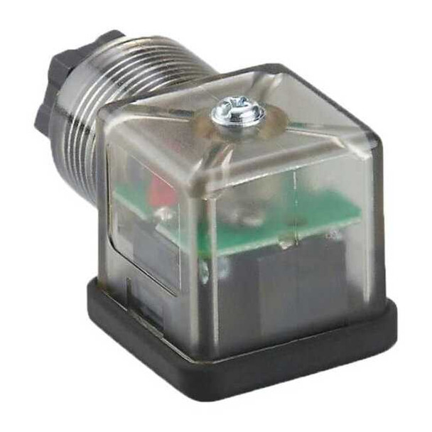 Ifm Solenoid Coil Connector, 3 Pin, 16 mm E12224