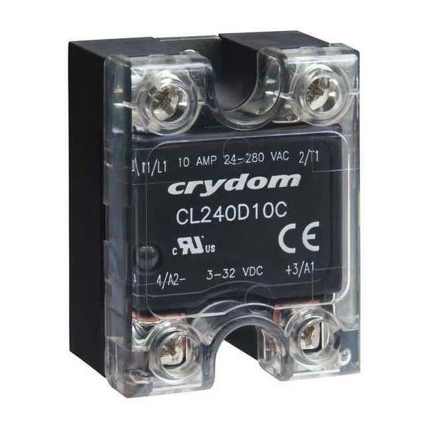 Crydom Solid State Relay, 1 Phase, Screw Clamp, Panel, Triac CL240D10C