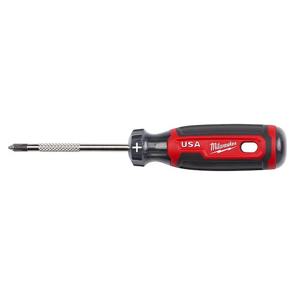 Milwaukee Tool 3 in. No 1 Phillips Cushion Grip Screwdriver (Made in USA) MT201
