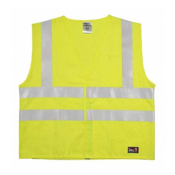Kishigo High Visibility Vest,Yellow/Grn,4XL/5XL GF186-4X-5X