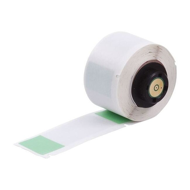 Brady 1" x 2-1/2" Green on Translucent Label, Vinyl PTL-21-427-GR