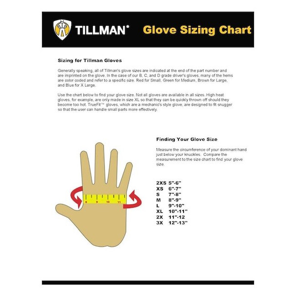 Tillman Welding Gloves, Deerskin, XL, 1 PR 25AXL