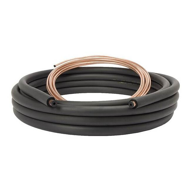 Streamline Refrigerant Line Set,Copper Roll,L 30 Ft 61220300