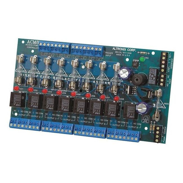 Altronix Access Power Controller 8 Fused Trigger ACM8