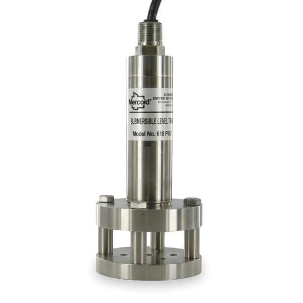 Mercoid Submersible Level Transmitter,To 15 PSI PBLT2-15-60