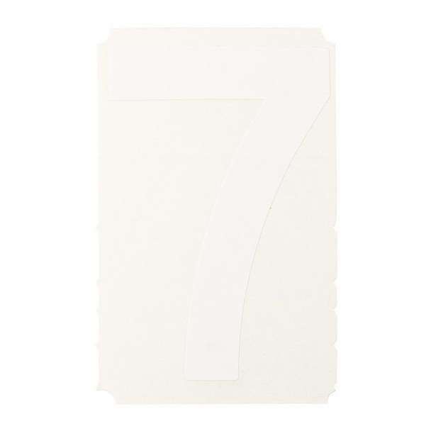 Brady NumberLabel,1-3/4inH,7/8inW,PK10 5040-7