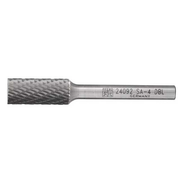 Pferd Carbide Bur,SCTI SA-4,1/4",Double Cut 24092
