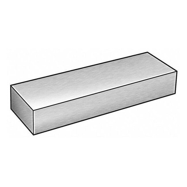 Manufacturer Varies Flat Bar Stock,Aluminum,2 in Over. W 61F1X2-12