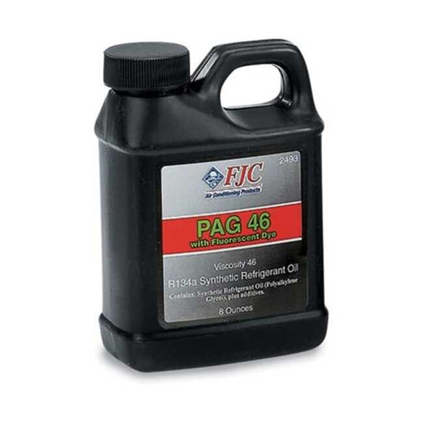 Fjc Pag Oil,Dye,46 Viscosity,8 oz. 2493