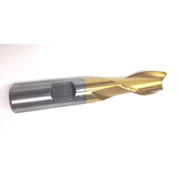 Hhip Tin 2Flute High Speed Steel Center Cut S 5826-0250 Hhip Tin 2Flute High Speed Steel Center Cut S 5826-0250