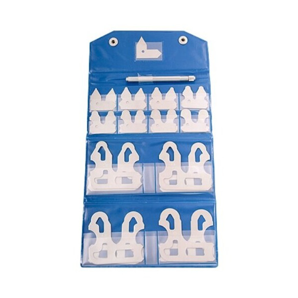 Hhip 25 Piece Radius Gage Set In Plastic Case 4901-0040
