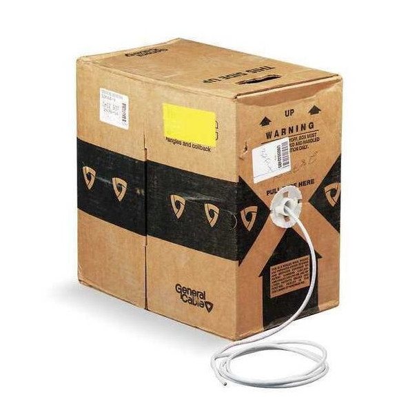 Genspeed Data Cable,Cat 5e,24 AWG,1000ft,Gray 5133200E