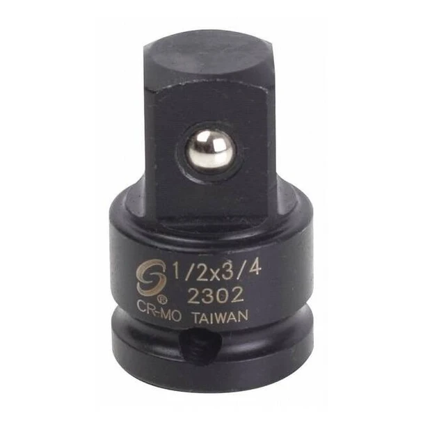 Sunex 1/2" Drive Drive,1/2" Female x 3/4" Male Adapter, SAE, 1 pcs 2302