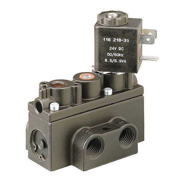 Aro Solenoid Air Control Valve,1/4 In,24VDC A212SS-024-L
