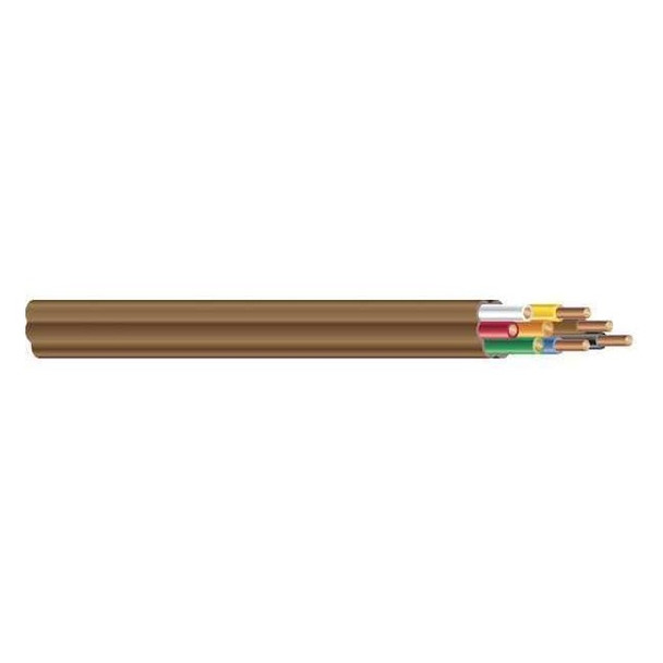 Southwire ThermostatWire,18AWG,Brown,250ft,150V 553080407