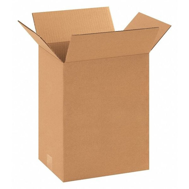 Partners Brand Corrugated Box,11-1/4"x8-3/4"x14",PK25 11814 Partners Brand Corrugated Box,11-1/4"x8-3/4"x14",PK25 11814