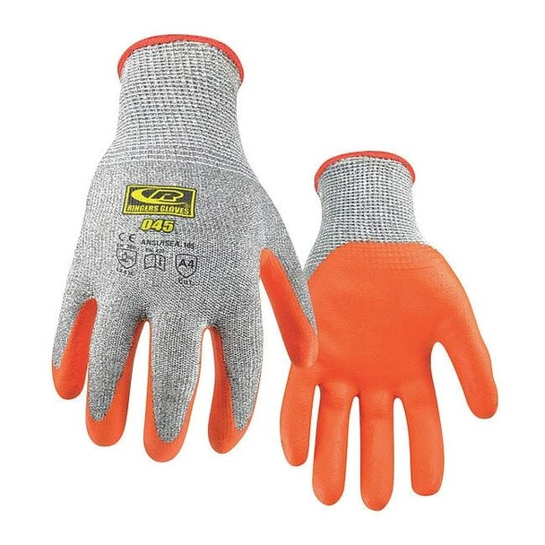 Ansell Coated Gloves, Cut Level A3 ,Nitrile ,Smooth ,XS 1 PR 068