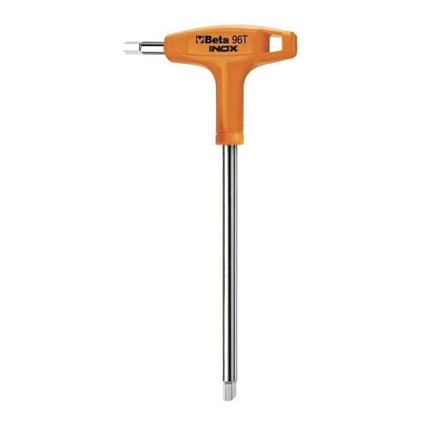 SAE T-Handle Hex Key Hex Key, 1/4 in Tip Size, 6 1/2 in Long, 3 in Short