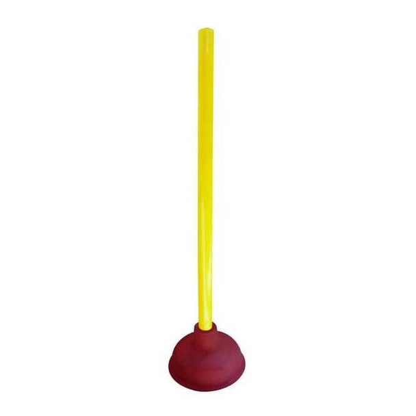 Manufacturer Varies Forced Cup Toilet Plunger, Rubber, Cup Size 5 in. 1LNX3